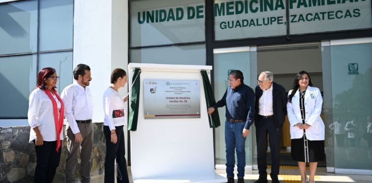 PRESIDENTA CLAUDIA SHEINBAUM Y GOBERNADOR DAVID MONREAL INAUGURAN LA UNIDAD DE MEDICINA FAMILIAR